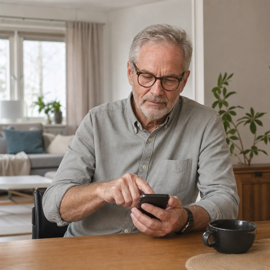 Pensionär som byter mobiloperatör och behåller sitt telefonnummer